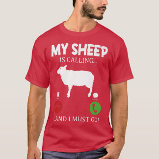 T-shirt Mon mouton dit que je dois aller au berger fermier
