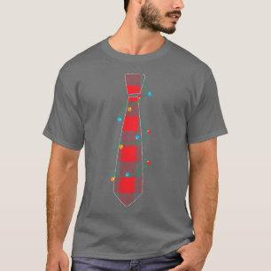 T-shirt MON NOËL LUMIÈRE CRAVATE Pyjama Noël Halloween Fun