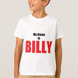 T-shirt Mon nom est Billy