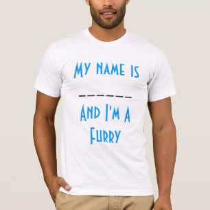 T-shirt Mon nom est __et je suis un velu