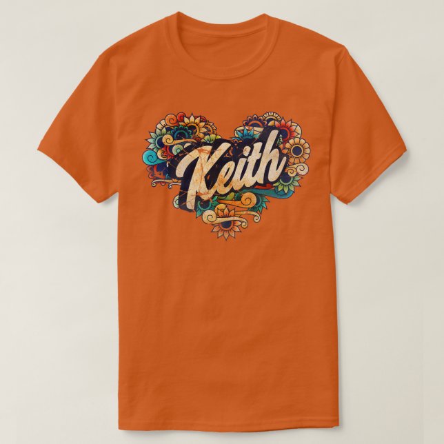 T-shirt Mon nom est Keith (Design devant)