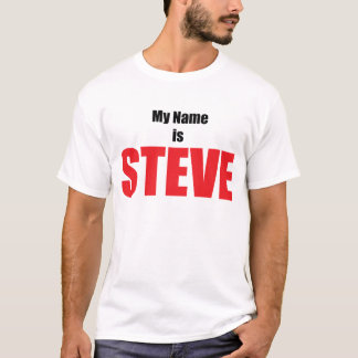 T-shirt Mon nom est Steve