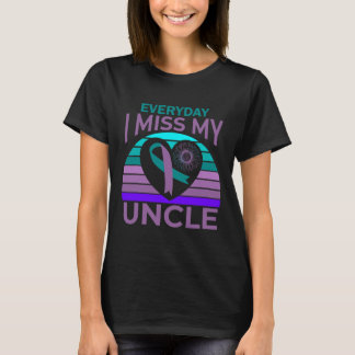 T-shirt Mon Oncle Coeur Tournesol Suicide Sensibilisation