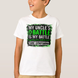 T-shirt Mon oncle du lymphome trop 2 de bataille