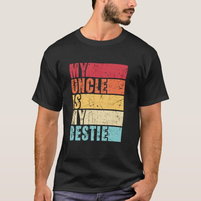 T-shirt Mon Oncle Est Ma Bestie Nephew Niece (Devant)