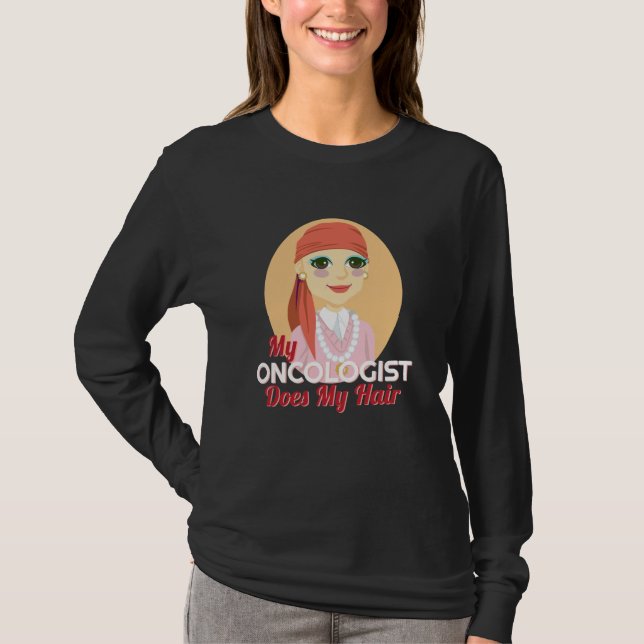 T-shirt Mon Oncologue Favorise Ma Maladie Du Chemin Des Ch (Devant)