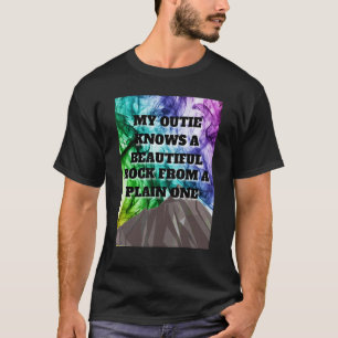 T-shirt Mon Outil Connaît Un Beau Rocher D'Un Simple