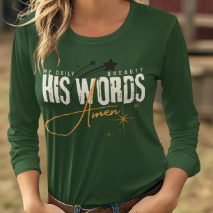 T-shirt Mon Pain Quotidien - Sa Parole - Jésus-Christ Bibl