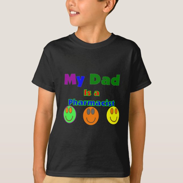 T-shirt "Mon papa est des cadeaux/chemises d'enfants d'un (Devant)