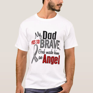 T-shirt Mon papa est un cancer du cerveau de l'ange 1