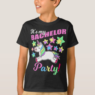 T-shirt Mon Parti Bachelor Unicorn Funny Mariage Party