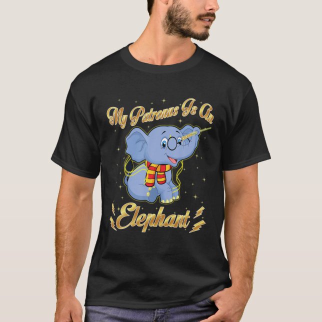 T-shirt Mon Patronus Est Un Éléphant Harry Animal Potter P (Devant)