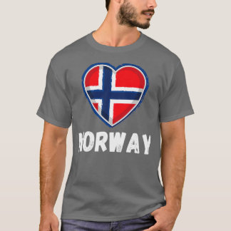 T-shirt Mon pays Mon amour Norvège