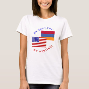 T-shirt Mon pays, mon héritage arménien