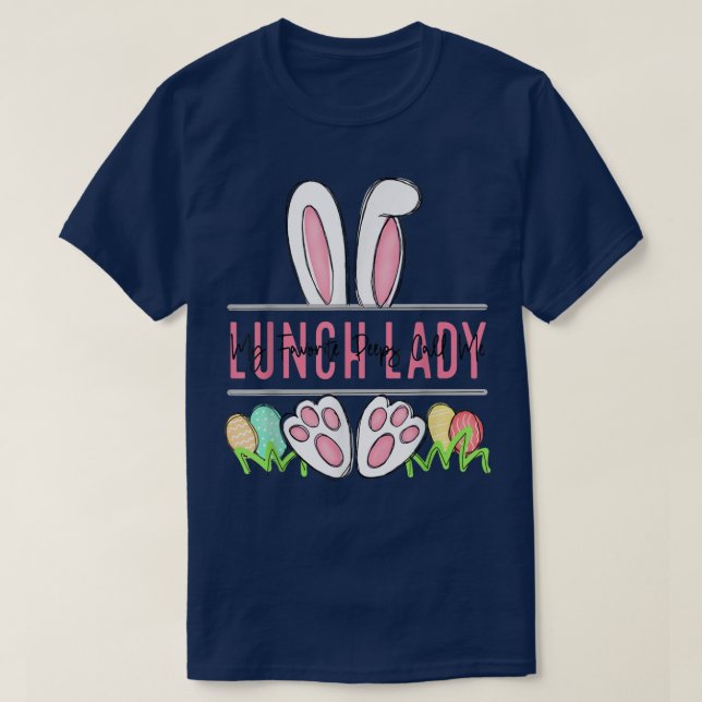 T-shirt Mon Pep Préféré M'Appelle Déjeuner Dame Joyeuse Pâ (Design devant)