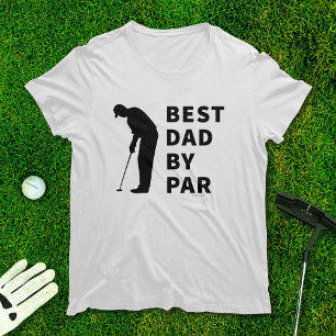T-shirt Mon Père De Golf Funny Meilleur Papa Par Par Golf 