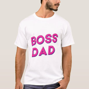 T-SHIRT MON PÈRE EST MON PATRON, JE T'AIME PAPA