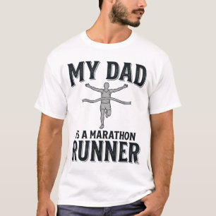 T-shirt Mon père est un coureur de marathon Vintage Shirt 