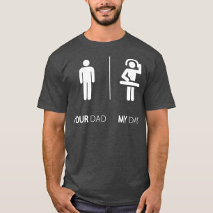 T-shirt Mon Père Est Un DJ Drôle Disque Jockey DJ Cadeau