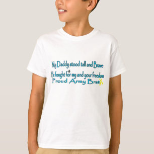 T-shirt Mon père était grand et courageux