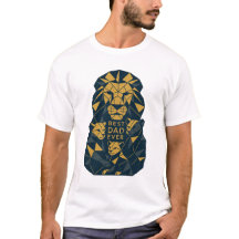 Mon père Lion géométrique avec Cubs Meilleur papa