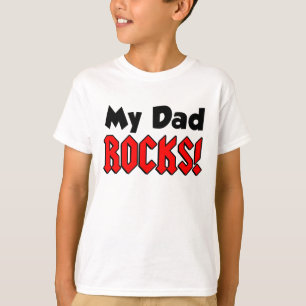 T-shirt Mon père Rocks