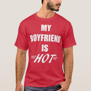 T-shirt Mon Petit Ami Est Psychotique Funny Mignonne Cadea