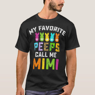 T-shirt Mon petit-enfant préféré m'appelle Mimi Jour de Pâ