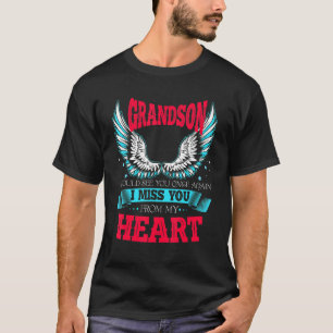T-shirt Mon Petit-Fils Est Mon Ange Gardien Je Vous Manque