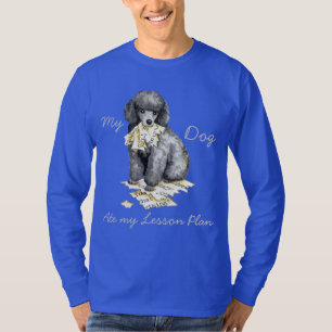 T-shirt Mon Petit Poodle A Mangé Mon Plan De Leçon