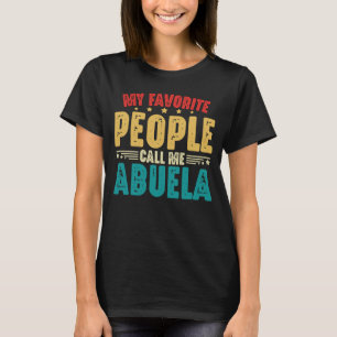 T-shirt Mon peuple favori m'appelle la fête des mères d'Ab