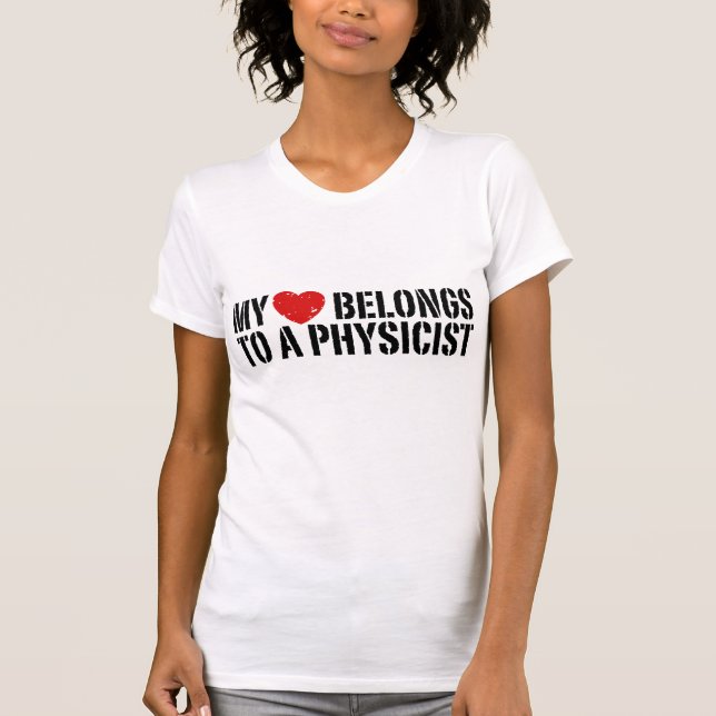 T-shirt Mon physicien du coeur (Devant)