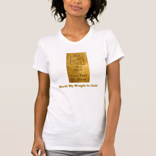 T-shirt Mon Poids En Or