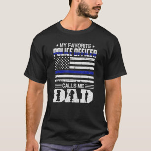 T-shirt Mon Policier Préféré M'Appelle Papa Pères Da