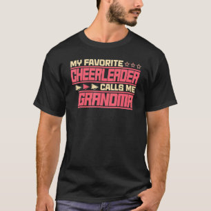 T-shirt Mon Pom-pom girl Favori M'Appelle Grand-Mère Mocé