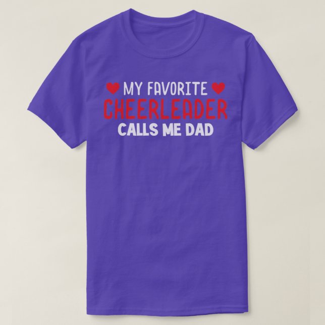 T-shirt Mon Pom-pom girl Fvorite m'appelle dAD (Design devant)
