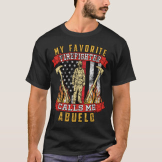 T-shirt Mon pompier préféré m'appelle Abuelo