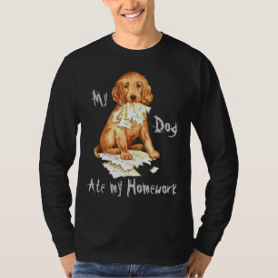 T-shirt Mon poseur irlandais a mangé mon travail