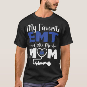 T-shirt Mon préféré m'appelle Maman Premier intervenant Em