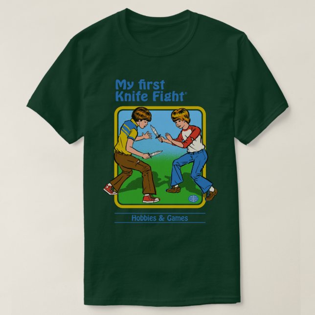 T-shirt Mon premier appareil téléphonique de combat de cou (Design devant)