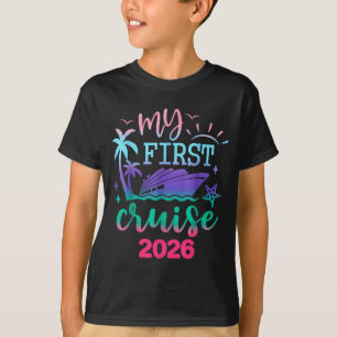 T-shirt Mon premier bateau de croisière 2026 Famille Voyag