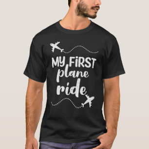 T-shirt Mon premier voyage en avion Mon 1er voyage en avio