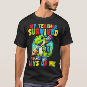 T-shirt Mon Professeur A Survécu 100 Jours De Moi 100E Jou