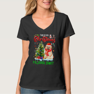 T-shirt Mon Pyjama de Noël Chemise Poméranie Scarf Sa