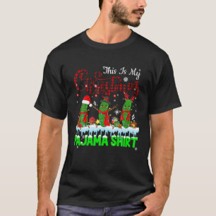 T-shirt Mon pyjama de Noël Noël Noël Père Noël Reindeer Pi