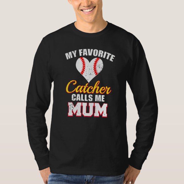 T-shirt Mon receveur préféré m'appelle Maman Receveur Base (Devant)