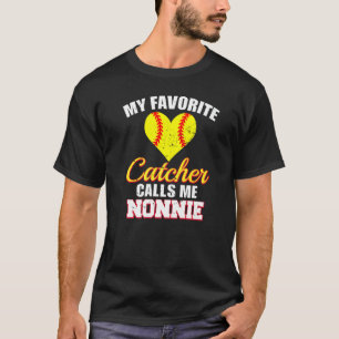 T-shirt Mon receveur préféré m'appelle Nonnie Catcher Soft