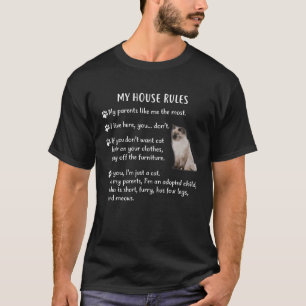 T-shirt Mon Règlement de la maison Tee - shirt de chemise 