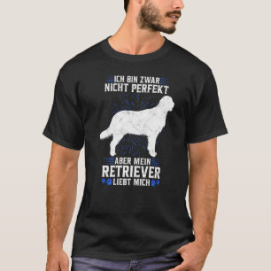T-shirt Mon Retriever à revêtement plat m'aime Propriétair