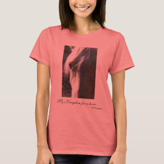 T-shirt Mon Royaume pour un cheval..., W Shakespeare